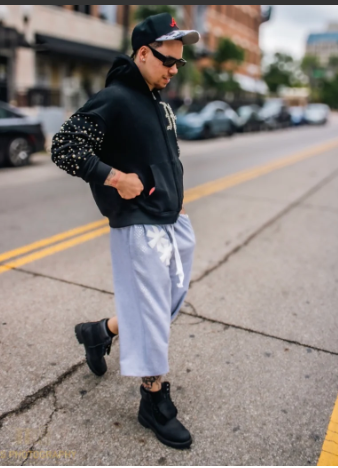 GREY M0LLYW0RLD LONG SHORTS