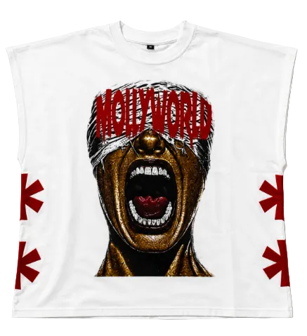 M0LLYW0RLD SLEEVELESS TEE